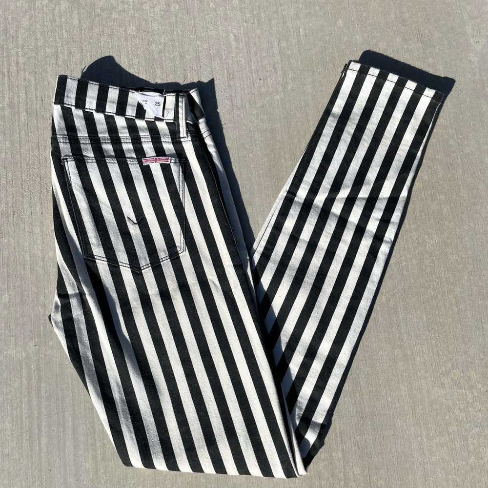 Hudson skinny Striped Jeans